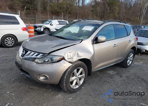 2010 Nissan Murano Sl z USA, uszkodzony, nr VIN JN8AZ1MU5AW002018